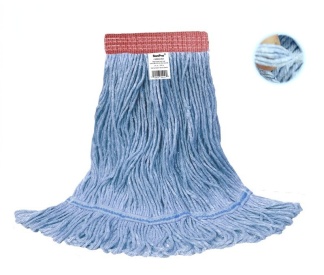 32 oz Blue Loop Mop with Red Narrow Band